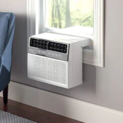 Soleus Air Exclusive 8,000 BTU With WiFi Over The Sill Air Conditioner, Class Of Its Own For Safety And Whisper Quiet, Along With Keeping Your Window View (Fits Up To 11" Wide Window Sill)
