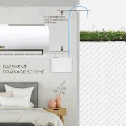 FUJIWARA Condensate Pump Automatic Condensation Drain Removal Mini Quiet Pump For HVAC,Air Conditioner,Dehumidifier,Furnance,Ice Maker,Wall Mounted Suitable For A/C 1-5HP, White -Appliantrix Cheap Store 61bYpOaLTaL. AC SL1200