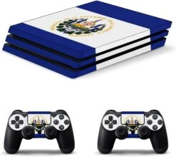 El Salvador Flag Sticker Skin For PS-4 Slim Console And Controller Full Wrap Skin Protector Cover Compatible With PS-4 Pro 11 El Salvador Flag Sticker Skin For PS-4 Slim Console And Controller Full Wrap Skin Protector Cover Compatible With PS-4 Pro -Appliantrix Cheap Store 61cKilznKL. AC SL1500