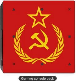 USSR Communism Flag Sticker Skin For PS-4 Slim Console And Controller Full Wrap Skin Protector Cover Compatible With PS-4 Pro -Appliantrix Cheap Store 61ckjfyVI9L. AC SL1500