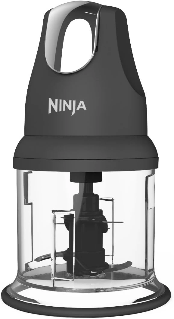Ninja Food Chopper Express Chop With 200-Watt, 16-Ounce Bowl For Mincing, Chopping, Grinding, Blending And Meal Prep (NJ110GR) 1 Ninja Food Chopper Express Chop With 200-Watt, 16-Ounce Bowl For Mincing, Chopping, Grinding, Blending And Meal Prep (NJ110GR)