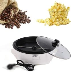 CNCEST Offee Roasting Machine,Small Capacity Coffee Bean Roasting Machine,Multi-Function Pop Corn Machine Coffee Roaster (1200W,1200g) -Appliantrix Cheap Store 61ds9EaWbPL. AC SL1000