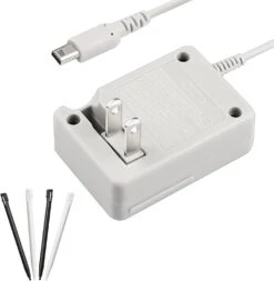 DSi Charger Kit, AC Power Adapter Charger And Stylus Pen For Nintendo DSi, Wall Travel Charger Power Cord Charging Cable