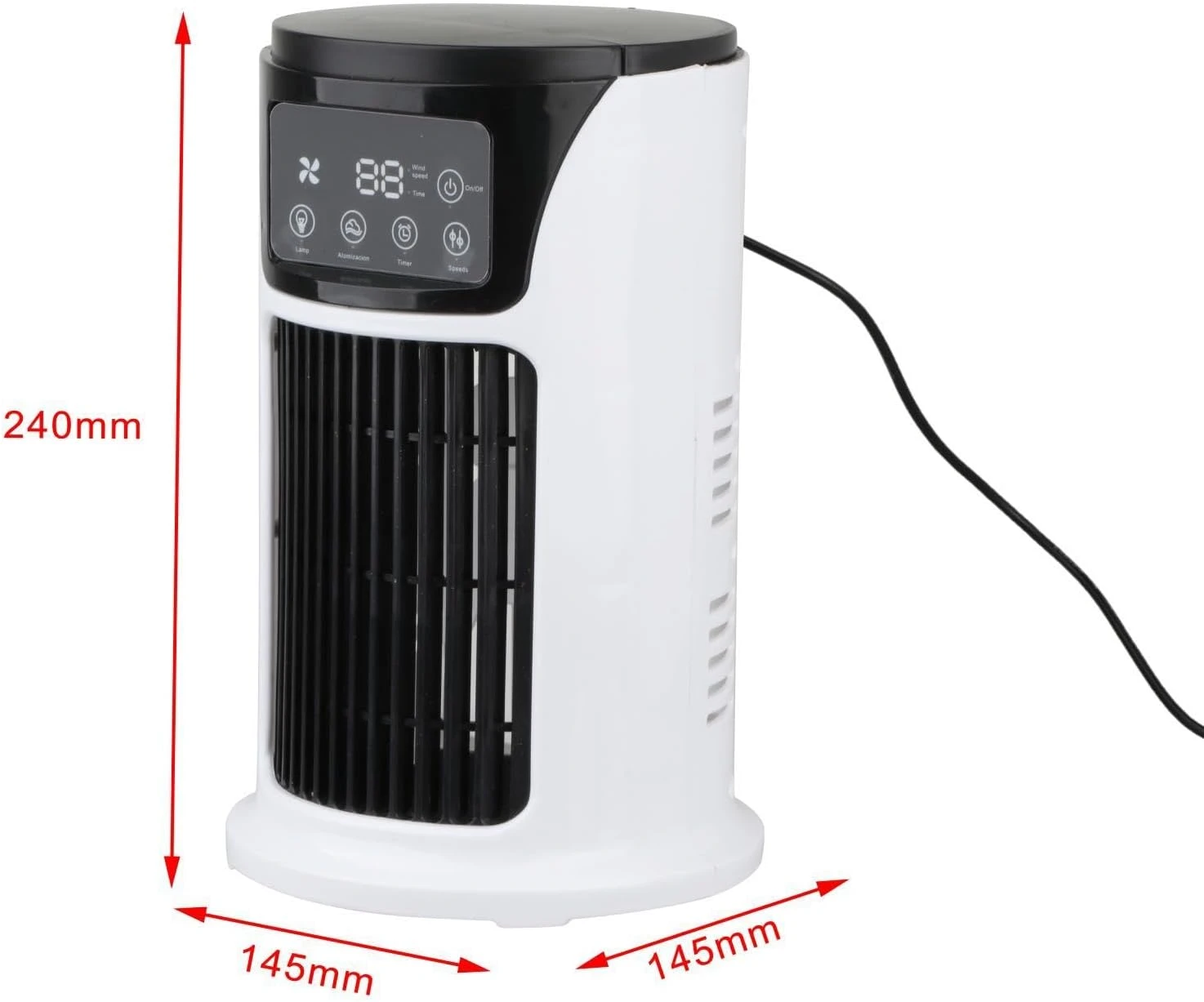 Mini Air Cooler, Air Conditioners, 6 Speeds Personal Humidifier USB 6H Timer Cooler Air Cooling Fan For Desktop Household Room 3 Mini Air Cooler, Air Conditioners, 6 Speeds Personal Humidifier USB 6H Timer Cooler Air Cooling Fan For Desktop Household Room - Image 3