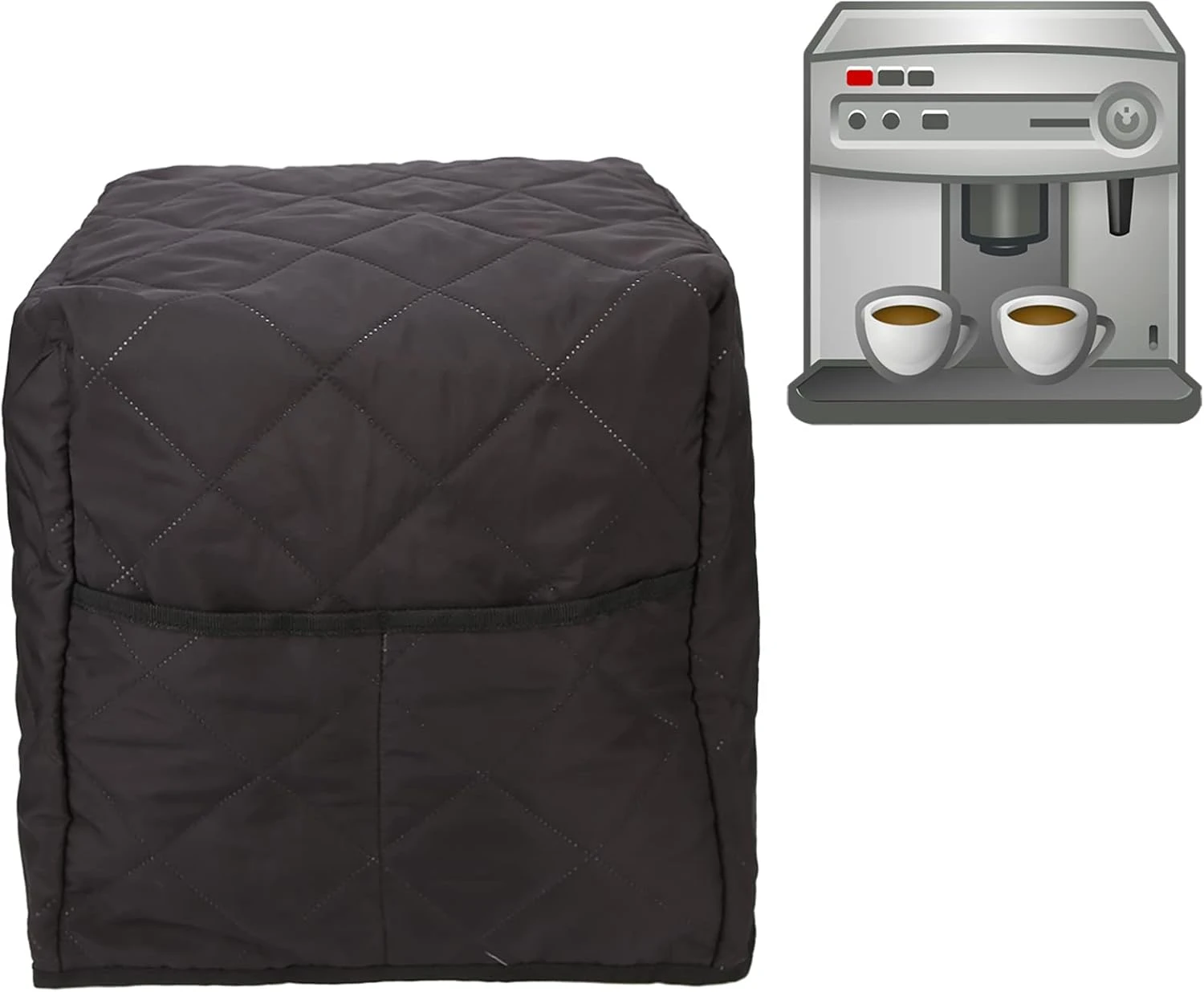 Coffee Maker Dust Cover Stand Mixer Blender Machine Cover With Storage Pocket Soft Cotton Home Appliance Cover Accessories Fit For Most Standard Coffee Maker 1 Coffee Maker Dust Cover Stand Mixer Blender Machine Cover With Storage Pocket Soft Cotton Home Appliance Cover Accessories Fit For Most Standard Coffee Maker