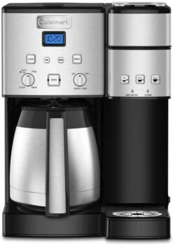 Cuisinart SS-20 Coffee Center 10-Cup Thermal Single-Serve Brewer Coffeemaker (Silver) Bundle With Chefwave Coffee Canister (2 Items) -Appliantrix Cheap Store 61f43DmULuL. AC SL1024