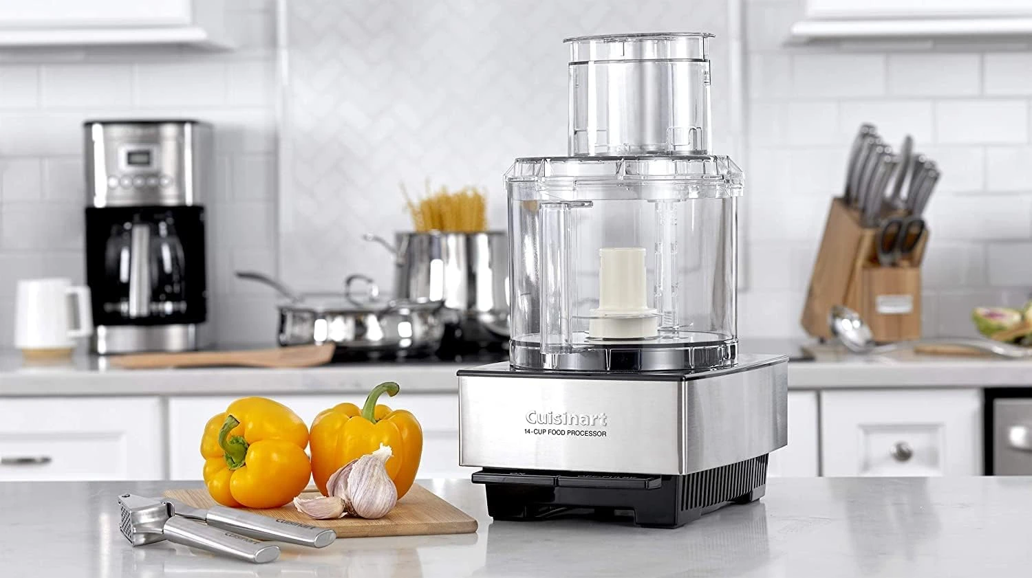 Cuisinart Food Processor 14-Cup Vegetable Chopper For Mincing, Dicing, Shredding, Puree & Kneading Dough, Stainless Steel, DFP-14BCNY 5 Cuisinart Food Processor 14-Cup Vegetable Chopper For Mincing, Dicing, Shredding, Puree & Kneading Dough, Stainless Steel, DFP-14BCNY - Image 5