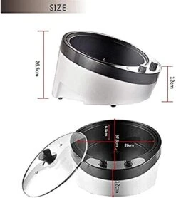 TEmkin 1800W Coffee Bean Roaster Coffee Roaster Machine High Capacity Bevel Design With Temperature Adjustment Roaster Cereal Coffee Machine Household Baking Machine 10 TEmkin 1800W Coffee Bean Roaster Coffee Roaster Machine High Capacity Bevel Design With Temperature Adjustment Roaster Cereal Coffee Machine Household Baking Machine -Appliantrix Cheap Store 61glIvcPa1L. AC SL1500