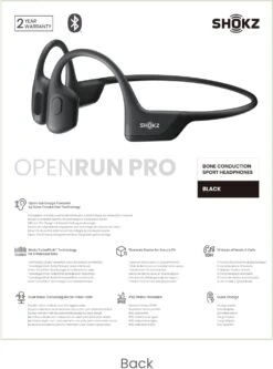 SHOKZ OpenRun Pro - Open-Ear Bluetooth Bone Conduction Sport Headphones - Sweat Resistant Wireless Earphones For Workouts And Running With Premium Deep Base - Built-in Mic, With Hair Band 23 SHOKZ OpenRun Pro - Open-Ear Bluetooth Bone Conduction Sport Headphones - Sweat Resistant Wireless Earphones For Workouts And Running With Premium Deep Base - Built-in Mic, With Hair Band -Appliantrix Cheap Store 61hFvbEz01L. AC SL1500