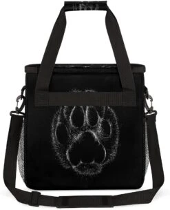 Cfpolar Coffee Maker Carrying Bag Black Cat Paw Travel Coffee Machine Bag Carrying Organizer Case Portable Single Serve Coffee Brewer Tote Bag Storage Bag For Camping Picnic -Appliantrix Cheap Store 61i8dNYf1cL. AC SL1200