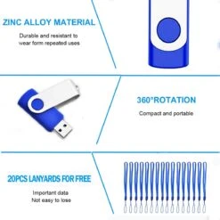 20 PCS 4GB EASTBULL USB 2.0 Metal 4GB Flash Drive Bulk Thumb Drive Pack Swivel USB (Blue 20Pack) 11 20 PCS 4GB EASTBULL USB 2.0 Metal 4GB Flash Drive Bulk Thumb Drive Pack Swivel USB (Blue 20Pack) -Appliantrix Cheap Store 61jjrtDwdgL. AC SL1200