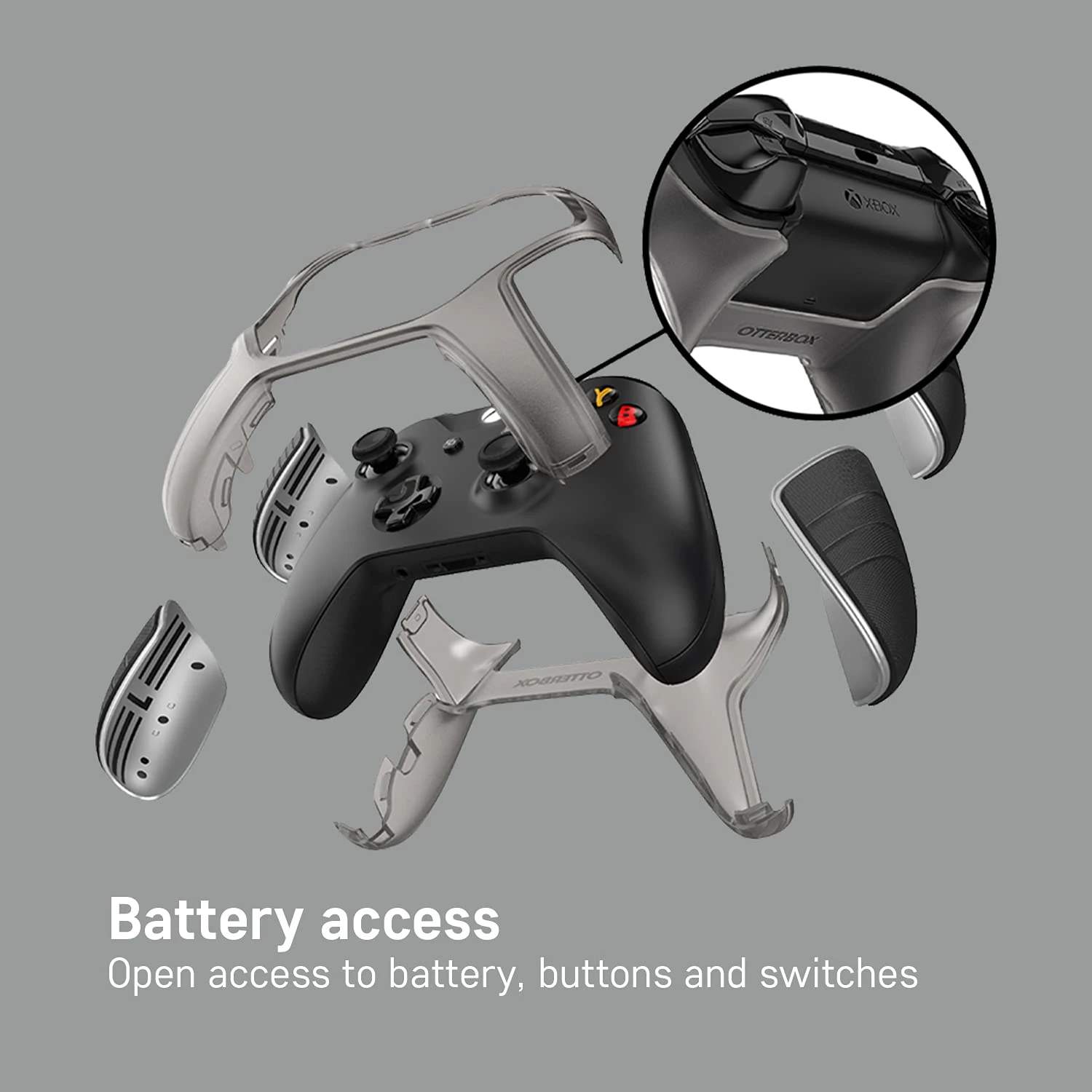 OtterBox Protective Controller Shell For Xbox Series X|S Wireless Controllers - Dreamscape (Translucent White) 7 OtterBox Protective Controller Shell For Xbox Series X|S Wireless Controllers - Dreamscape (Translucent White) - Image 7