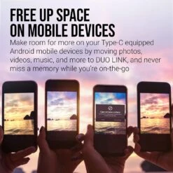 PNY 64GB Duo Link USB 3.2 Type-C Dual Flash Drive For Android Devices And Computers - External Mobile Storage For Photos, Videos, And More - 200MB/s,Silver -Appliantrix Cheap Store 61kYj0t44sL. AC SL1000