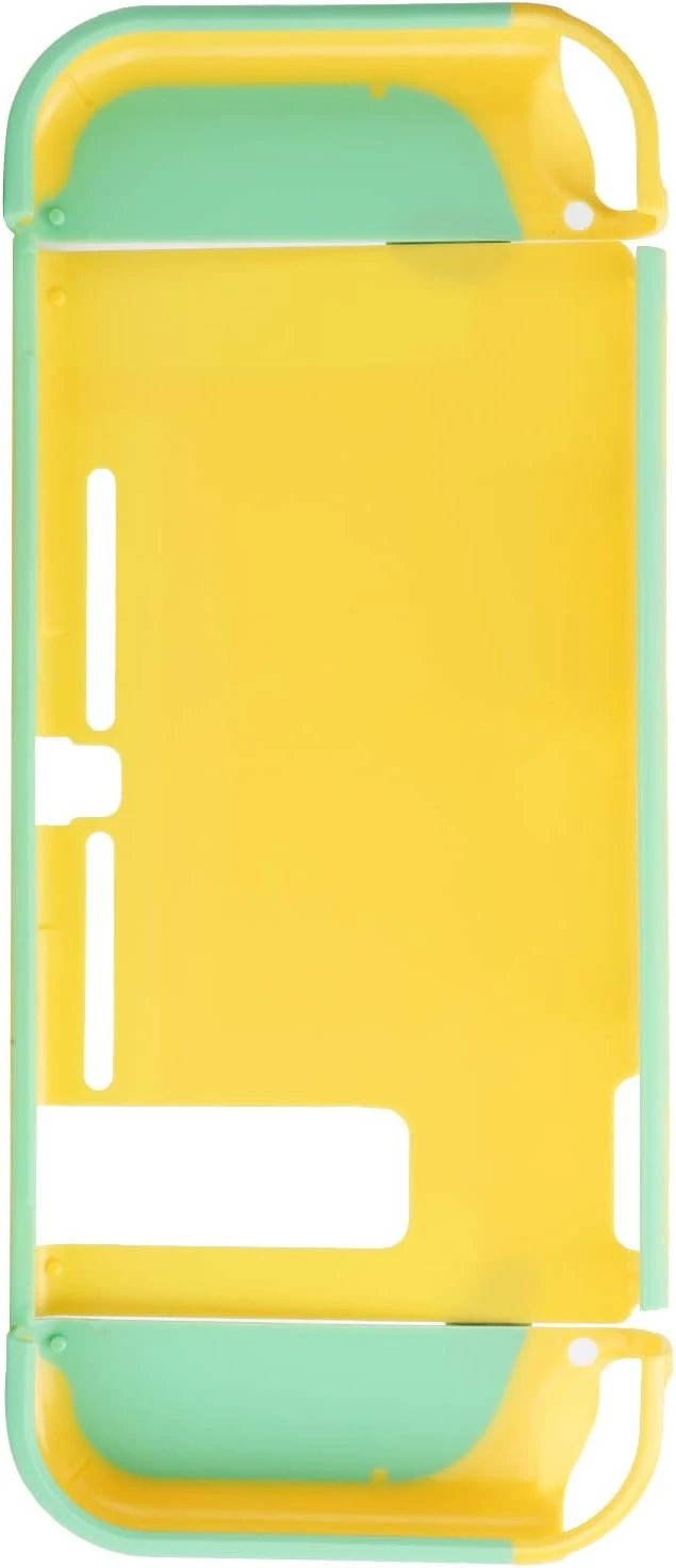 Lazmin112 Double Color Gamepad Protective Housing Cover,Game Console Controller Skin Shell Case Environmental Protection Materials For NS(Yellow+Green) 8 Lazmin112 Double Color Gamepad Protective Housing Cover,Game Console Controller Skin Shell Case Environmental Protection Materials For NS(Yellow+Green) - Image 8