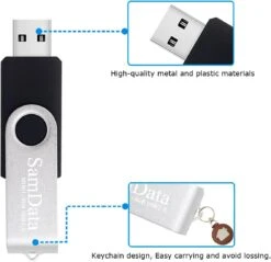 SamData 8GB USB Flash Drives 1 Pack USB 2.0 Thumb Drives 8GB Jump Drive USB Memory Stick With Led Indicator (Black, 1 Pack) -Appliantrix Cheap Store 61ksv3OeA0L. AC SL1300