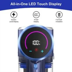 PRETTYCARE Cordless Vacuum Cleaner, 30Kpa Powerful Stick Vacuum With Brushless Motor, LED Touch Display, 45 Min Long Runtime Detachable Battery, Self-Standing Lightweight Vacuum, P3 10 PRETTYCARE Cordless Vacuum Cleaner, 30Kpa Powerful Stick Vacuum With Brushless Motor, LED Touch Display, 45 Min Long Runtime Detachable Battery, Self-Standing Lightweight Vacuum, P3 -Appliantrix Cheap Store 61m5wslTfoL. AC SL1500