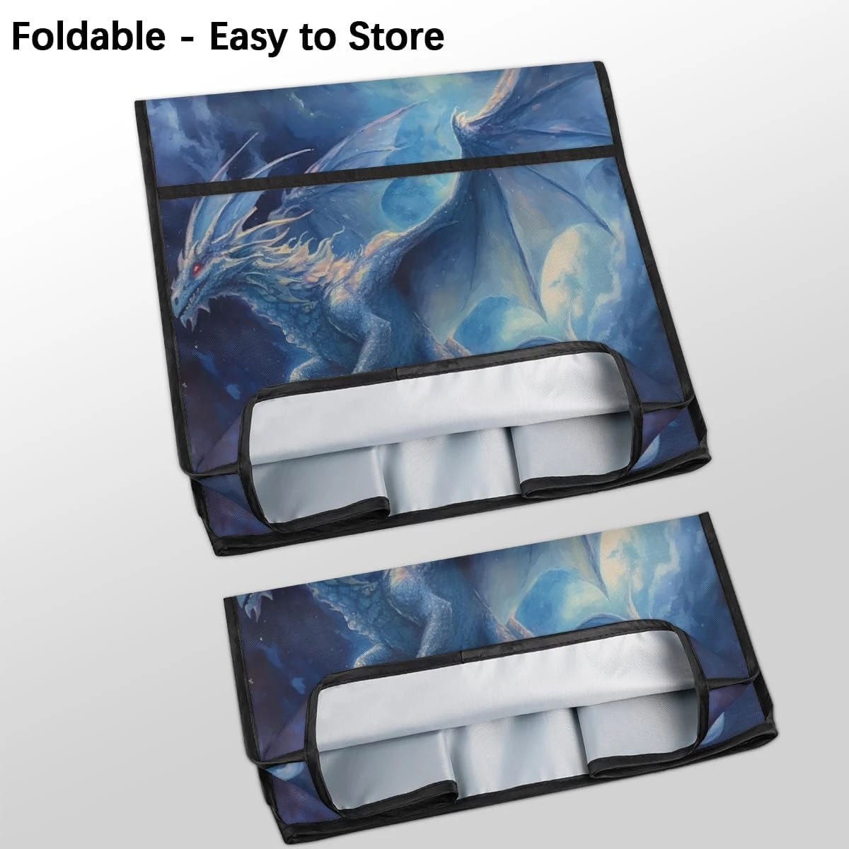 Flying Blue Ice Dragon Coffee Maker Dust Cover, Waterproof Stand Mixer Cover Coffee Machine Dust Cover, Home Small Appliance Guard Aid Assecories Protector For Kitchen Appliance 17in 7 Flying Blue Ice Dragon Coffee Maker Dust Cover, Waterproof Stand Mixer Cover Coffee Machine Dust Cover, Home Small Appliance Guard Aid Assecories Protector For Kitchen Appliance 17in - Image 7