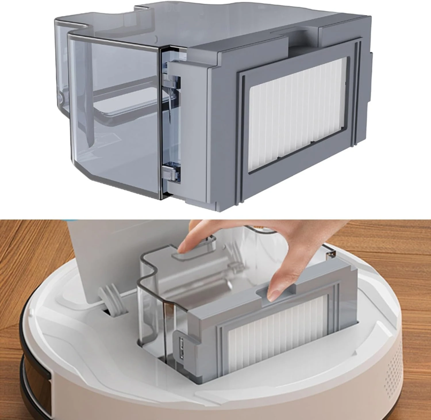 High Capacity Dustbin Box 500ML For Lefant M210 M213 M210B M210S, Dust Collector For OKP K2 K2P K3 K3P K3A K4 K5 L1 K2P Robot Vacuum Cleaner 5 High Capacity Dustbin Box 500ML For Lefant M210 M213 M210B M210S, Dust Collector For OKP K2 K2P K3 K3P K3A K4 K5 L1 K2P Robot Vacuum Cleaner - Image 5