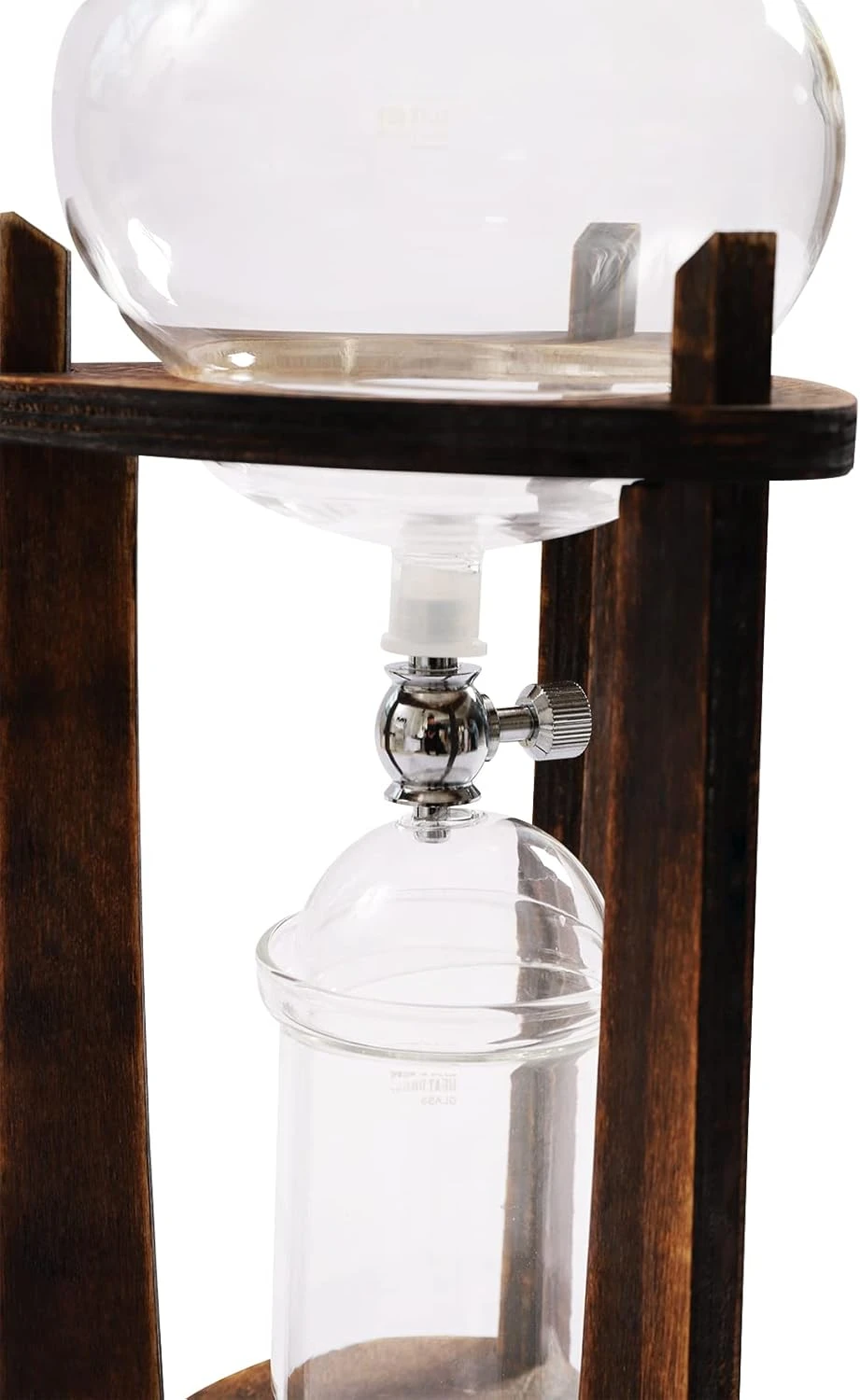 KIOPOWQ Iced Coffee Cold Brew Drip Tower Coffee Maker With Measuring Spoon, Stainless Steel Filter, Wooden, 6-8 Cup, 600ml/20.29ounces For Home Coffee Shops, Cafes, And Offices, Brown 3 KIOPOWQ Iced Coffee Cold Brew Drip Tower Coffee Maker With Measuring Spoon, Stainless Steel Filter, Wooden, 6-8 Cup, 600ml/20.29ounces For Home Coffee Shops, Cafes, And Offices, Brown - Image 3