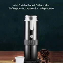 HURRISE Portable Coffee Machine Compatible For K Cup Capsules & Ground Coffee Handheld Coffee Maker Manually Operated For Camping Hiking, Driving, Home And Office -Appliantrix Cheap Store 61nmMsmSJpL. AC SL1500