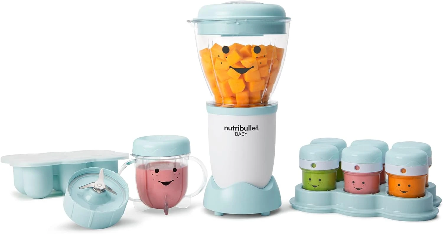 NutriBullet NBY-50100 Baby Complete Food-Making System, 32-Oz, Blue 1 NutriBullet NBY-50100 Baby Complete Food-Making System, 32-Oz, Blue