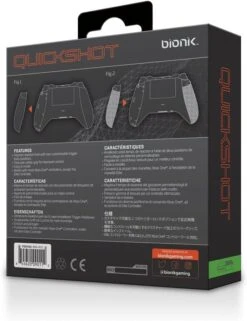 DreamGEAR (DRKJ0) Bionik QuickShot Dual Trigger Lock Setting Custom Rubber Grip Black/ Orange -Appliantrix Cheap Store 61odIoXMZYL. AC SL1000