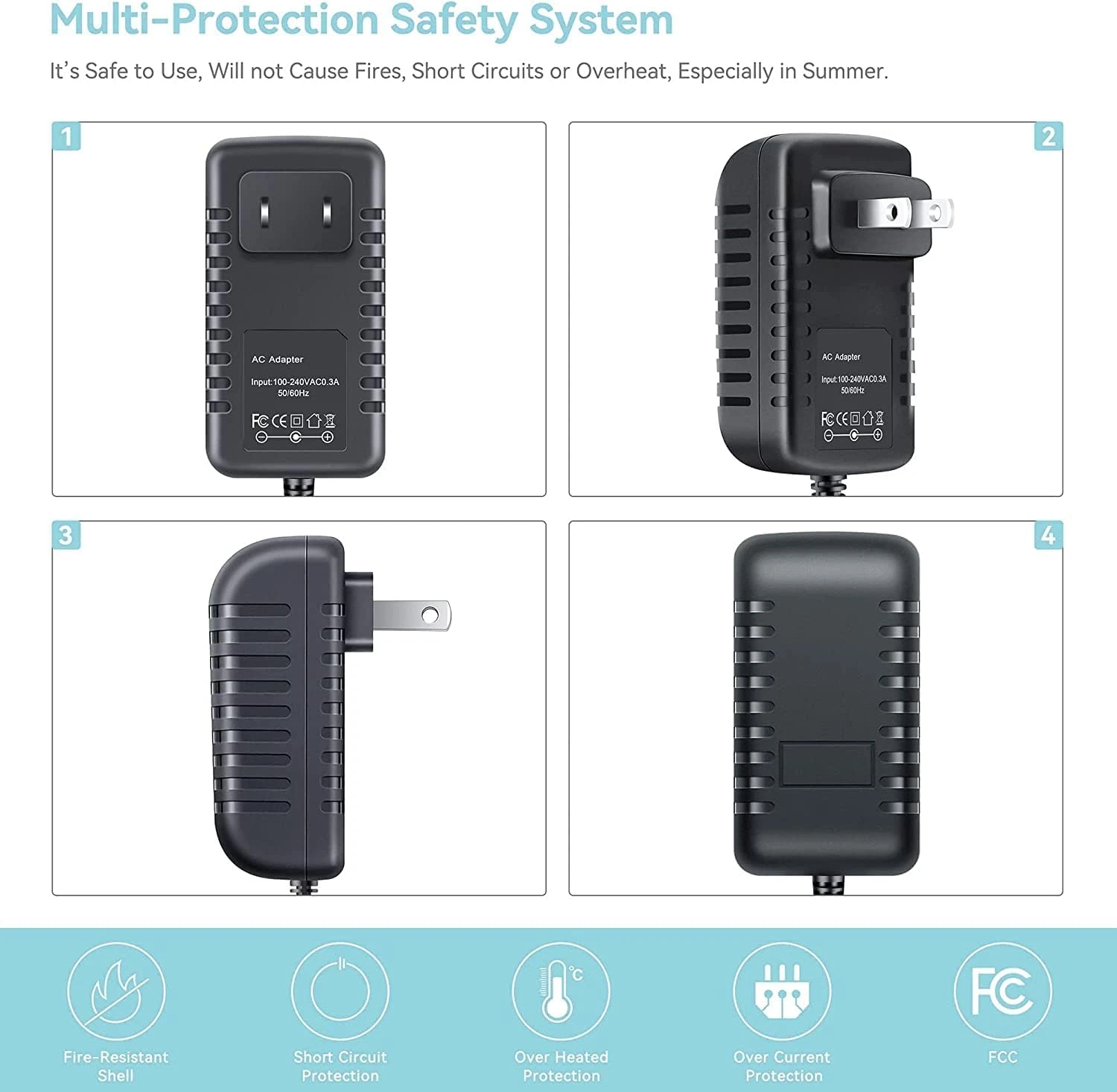 Nuxkst AC DC Adapter For G-Technology G-Drive 0G01973 3TB G-Tech External Hard Drive HDD HD Power Supply Cord 5 Nuxkst AC DC Adapter For G-Technology G-Drive 0G01973 3TB G-Tech External Hard Drive HDD HD Power Supply Cord - Image 5
