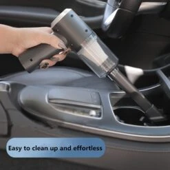Portable Handheld Wireless Car Vacuum Cleaner - Household USB Charging Cordless Wet And Dry Cleaner Tools - Compact & Large Suction Mini Vacuum Cleaner For Home Car Office Hair Floor (Black) -Appliantrix Cheap Store 61rXTTJUvbL. AC SL1500