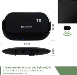 Retekess TA005 Wireless Headphones For TV Watching, TV Headphones Stereo With Transmitter, Support A/B Channel, AUX, RCA And Optical Input, Ideal For Seniors -Appliantrix Cheap Store 61rkGwsDfhL. AC SL1500