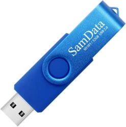 SamData 32GB USB Flash Drives 2 Pack 32GB Thumb Drives Memory Stick Jump Drive With LED Light For Storage And Backup (2 Colors: Black Blue) -Appliantrix Cheap Store 61sSSHDyuzL. AC SL1150