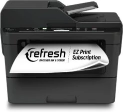 Brother Monochrome Laser Printer, Compact Multifunction Printer And Copier, DCPL2550DW, Includes 4 Month Refresh Subscription Trial And Amazon Dash Replenishment Ready