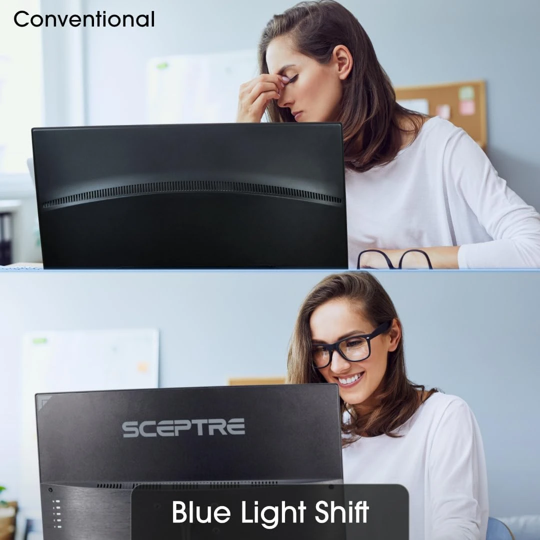 Sceptre Curved 24.5-inch Gaming Monitor Up To 240Hz 1080p R1500 1ms DisplayPort X2 HDMI X2 Blue Light Shift Build-in Speakers, Machine Black 2023 (C255B-FWT240) 8 Sceptre Curved 24.5-inch Gaming Monitor Up To 240Hz 1080p R1500 1ms DisplayPort X2 HDMI X2 Blue Light Shift Build-in Speakers, Machine Black 2023 (C255B-FWT240) - Image 8