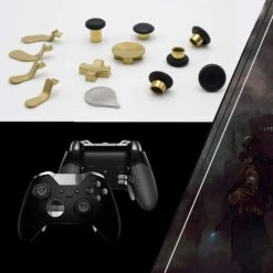 Metal Thumbsticks Replacement Parts For Xbox One Elite Controller Series 2, Accessory Kits For Xbox Series 2 Core, Includes 6 Magnetic Swap Joysticks, 4 Paddles, 2 D-Pads, 1 Adjustment Tool(Gold-2) -Appliantrix Cheap Store 61srKzAhYmL. SL1500