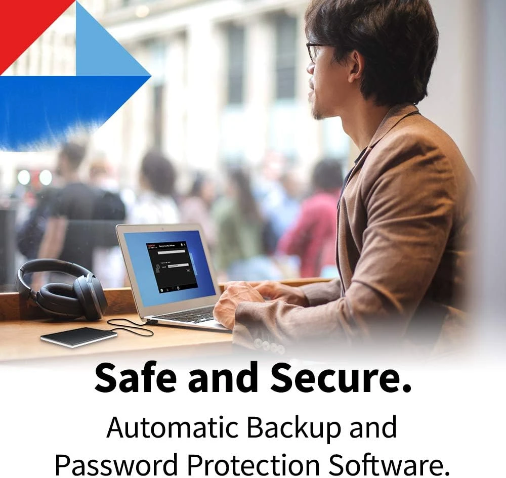 Toshiba Canvio Slim 2TB Portable External Hard Drive USB 3.0, Silver - HDTD320XS3EA 3 Toshiba Canvio Slim 2TB Portable External Hard Drive USB 3.0, Silver - HDTD320XS3EA - Image 3