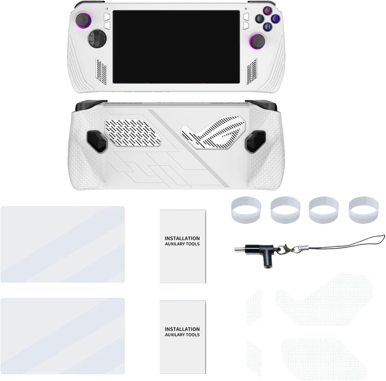 Silicone Case For Rog Clear Silicone Skin Cover Shells Grip Case Handhelds Game Console Case Console Silicone Cover 5 Silicone Case For Rog Clear Silicone Skin Cover Shells Grip Case Handhelds Game Console Case Console Silicone Cover - Image 5