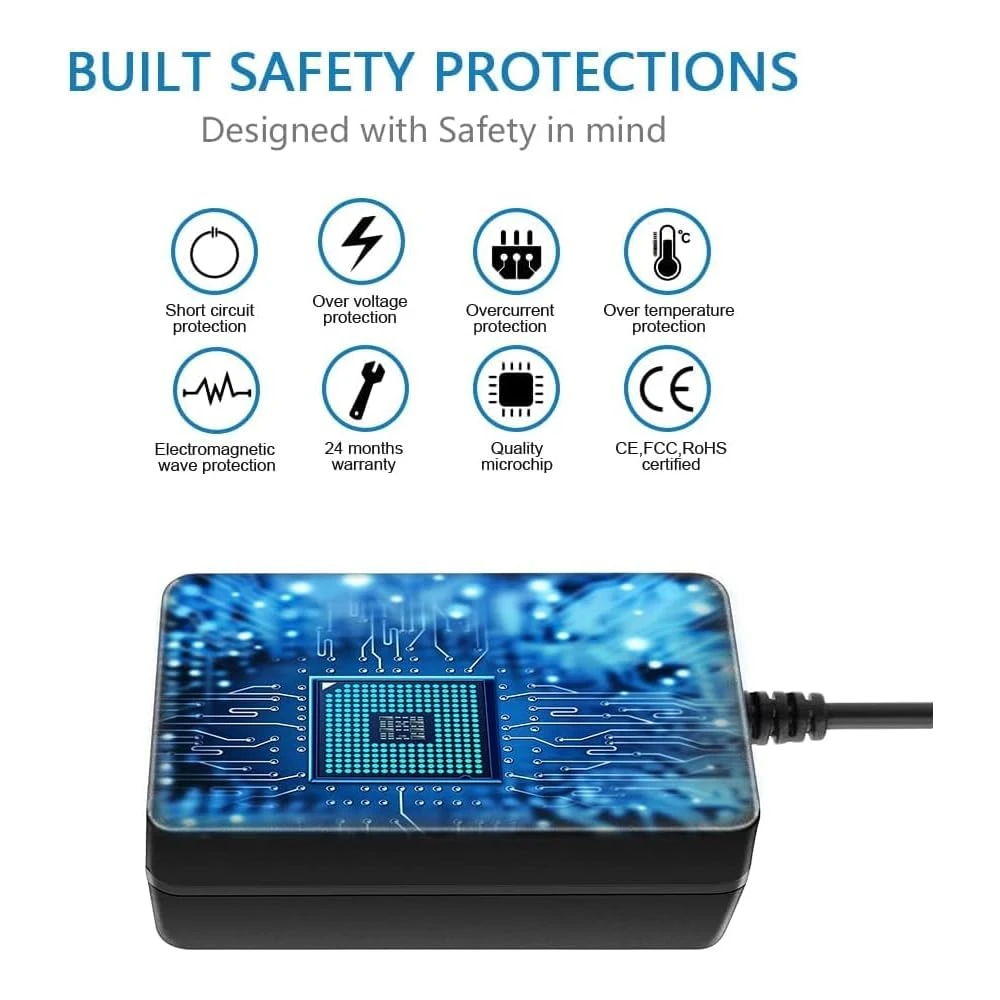 Nuxkst AC DC Adapter For G-Technology G-Drive 0G01973 3TB G-Tech External Hard Drive HDD HD Power Supply Cord 2 Nuxkst AC DC Adapter For G-Technology G-Drive 0G01973 3TB G-Tech External Hard Drive HDD HD Power Supply Cord - Image 2