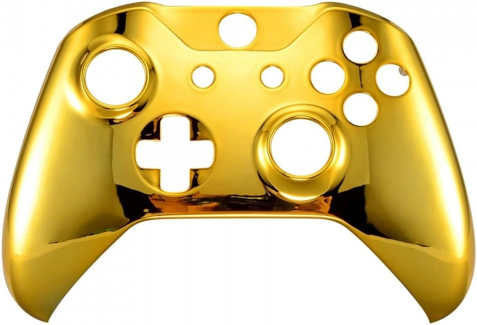 EXtremeRate Chrome Gold Front Housing Shell Faceplate For Xbox One S & Xbox One X Controller - Controller NOT Included 8 EXtremeRate Chrome Gold Front Housing Shell Faceplate For Xbox One S & Xbox One X Controller - Controller NOT Included - Image 8