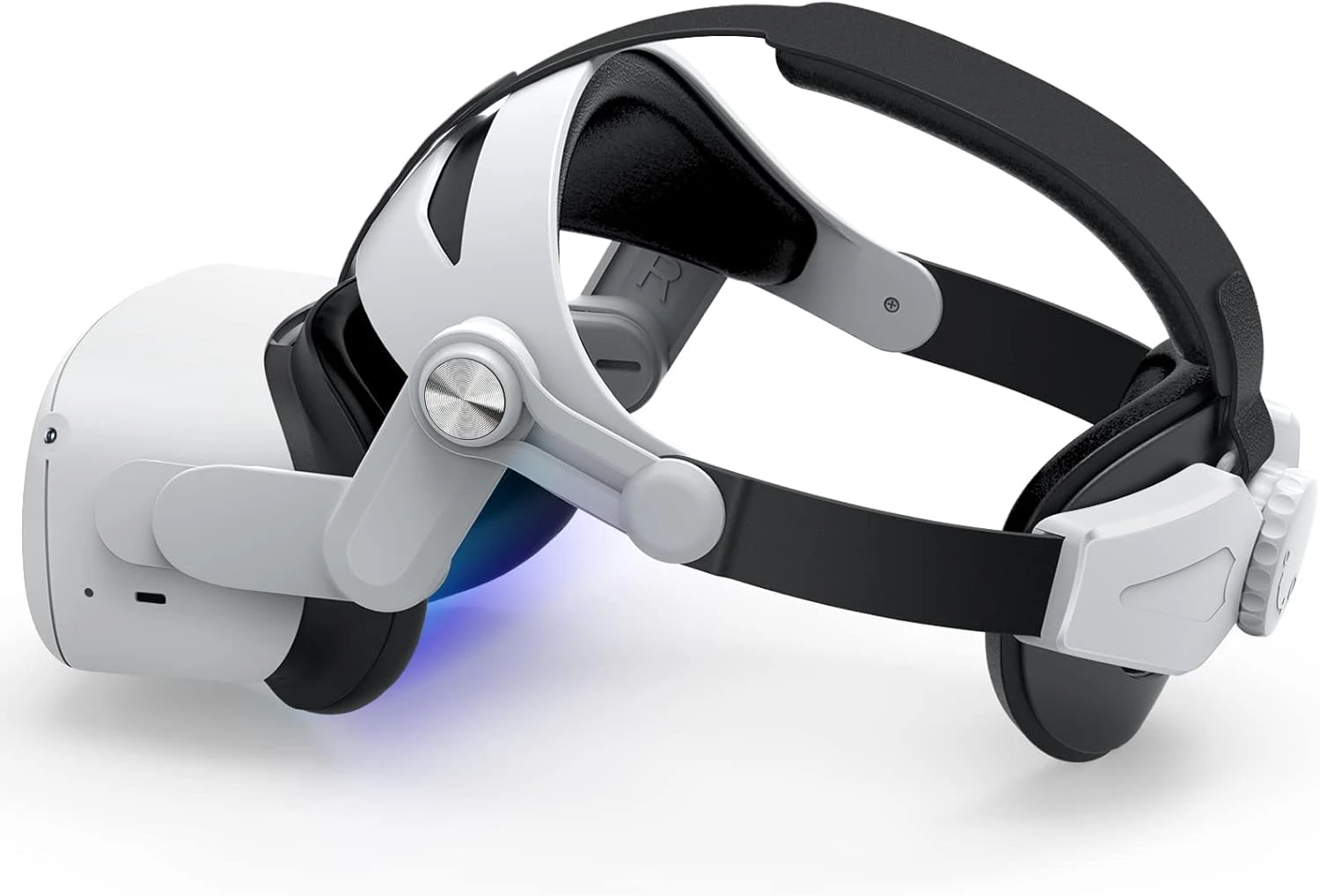 Head Strap Compatible With Oculus Quest 2, YOGES Super Soft Foam And Skin-Friendly PU Surface, Lightweight And Adjustable Accessories, Enhanced Support And Comfort In VR Headset 1 Head Strap Compatible With Oculus Quest 2, YOGES Super Soft Foam And Skin-Friendly PU Surface, Lightweight And Adjustable Accessories, Enhanced Support And Comfort In VR Headset
