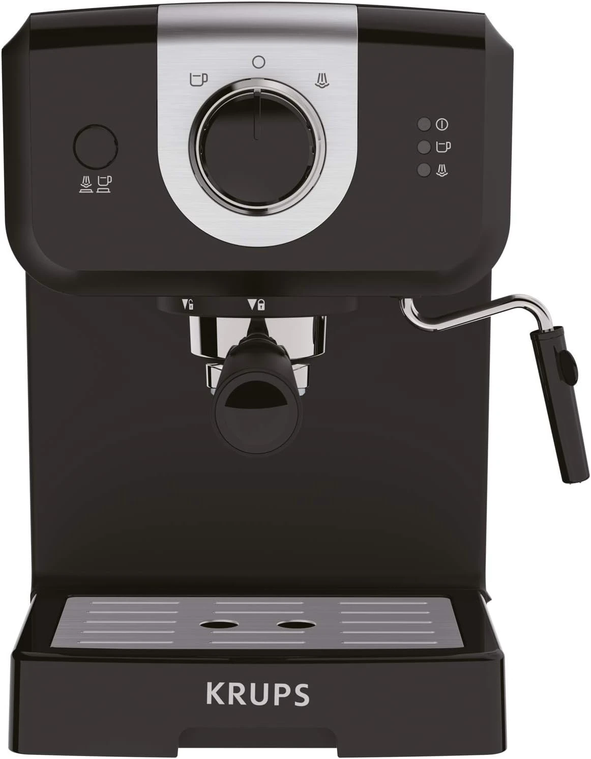 KRUPS XP3208 15-BAR Pump Espresso And Cappuccino Coffee Maker, 1.5-Liter, Black 1 KRUPS XP3208 15-BAR Pump Espresso And Cappuccino Coffee Maker, 1.5-Liter, Black
