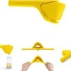 Dreamfarm Lemon Fluicer | Easy Squeeze Manual Lemon Juicer | Citrus Juicer That Folds Flat For Space-Saving Storage | Lemon Squeezer With Pivot To Increase Leverage