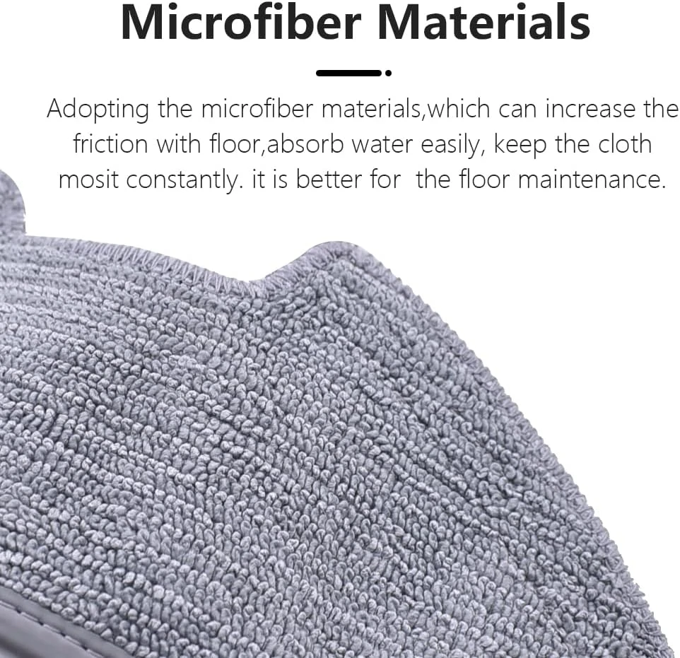 Neutop Replacement Washable Mopping Cloth Mop Pads Compatible With Eufy RoboVac G30 Hybrid, G20 Hybrid, G10 Hybrid, Robot Vacuums Accessory, 6-Pack 6 Neutop Replacement Washable Mopping Cloth Mop Pads Compatible With Eufy RoboVac G30 Hybrid, G20 Hybrid, G10 Hybrid, Robot Vacuums Accessory, 6-Pack - Image 6