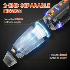 UTHIC Car Vacuum Cordless Rechargeable With 2 Filters,Cordless Vacuum Cleaner With 9000Pa Strong Suction,Mini Portable Hand Vacuum Cordless With Large-Capacity Battery,30min Runtime&Double LED Light 12 UTHIC Car Vacuum Cordless Rechargeable With 2 Filters,Cordless Vacuum Cleaner With 9000Pa Strong Suction,Mini Portable Hand Vacuum Cordless With Large-Capacity Battery,30min Runtime&Double LED Light -Appliantrix Cheap Store 71 laBHRiSL. AC SL1500