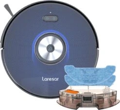 Laresar Water Tank And 2 Pieces Washable Mop Cloth For Grande 1 Robot Vacuum