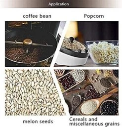 TEmkin 1800W Coffee Bean Roaster Coffee Roaster Machine High Capacity Bevel Design With Temperature Adjustment Roaster Cereal Coffee Machine Household Baking Machine 13 TEmkin 1800W Coffee Bean Roaster Coffee Roaster Machine High Capacity Bevel Design With Temperature Adjustment Roaster Cereal Coffee Machine Household Baking Machine -Appliantrix Cheap Store 7114Ih1r0YL. AC SL1500