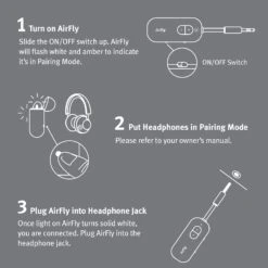 Twelve South AirFly SE, Bluetooth Wireless Audio Transmitter For AirPods/Wireless Or Noise-Cancelling Headphones Use With Any 3.5 Mm Audio Jack On Airplanes, Gym Equipment Or IPad/Tablets -Appliantrix Cheap Store 711AY1LpUIL. AC SL1500