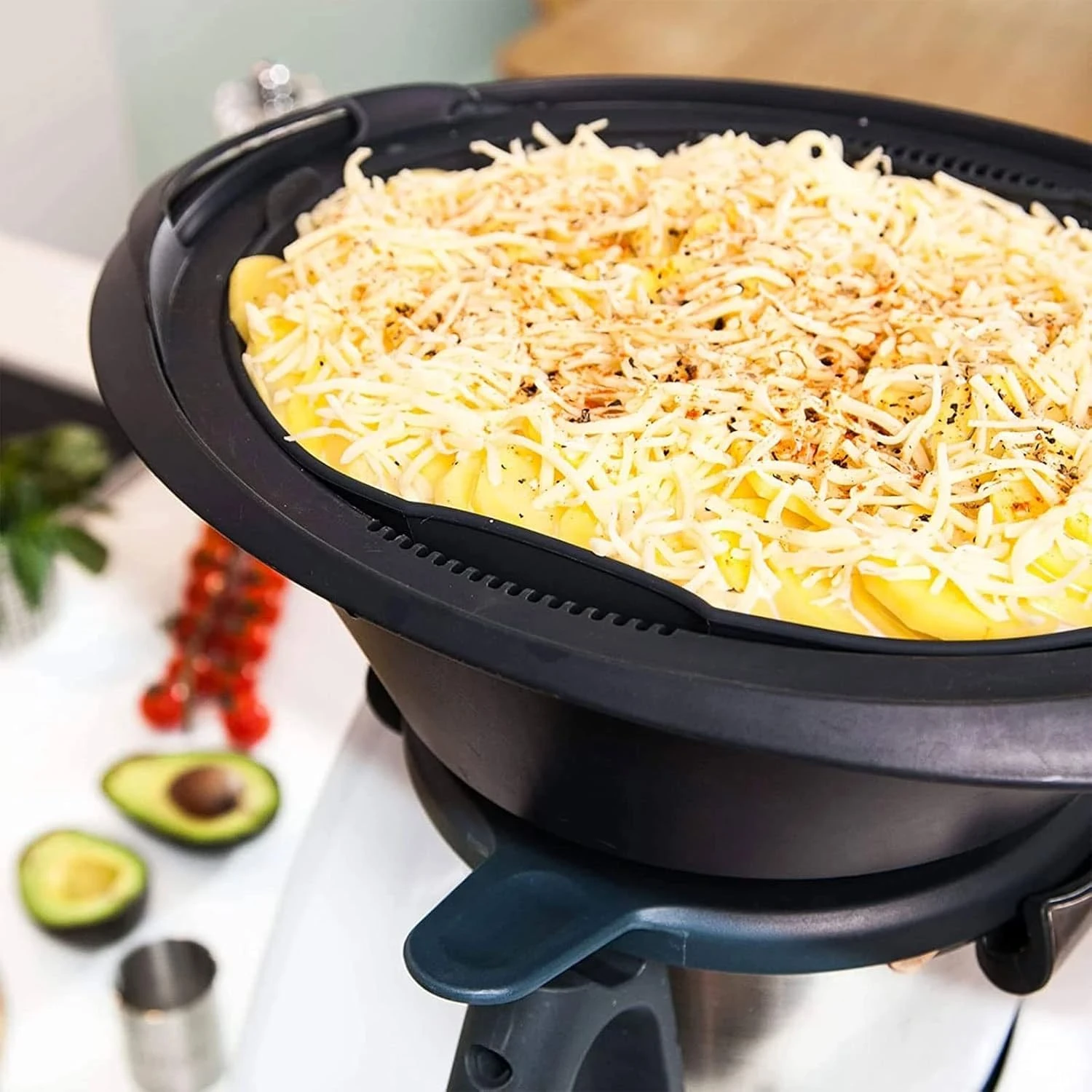 LIANXUE Silicone Steaming Plate Heat-Resistant Food Processor Heating Plate For Vorwerk-Thermomix TM31/5/6 Kitchen Accessory 8 LIANXUE Silicone Steaming Plate Heat-Resistant Food Processor Heating Plate For Vorwerk-Thermomix TM31/5/6 Kitchen Accessory - Image 8