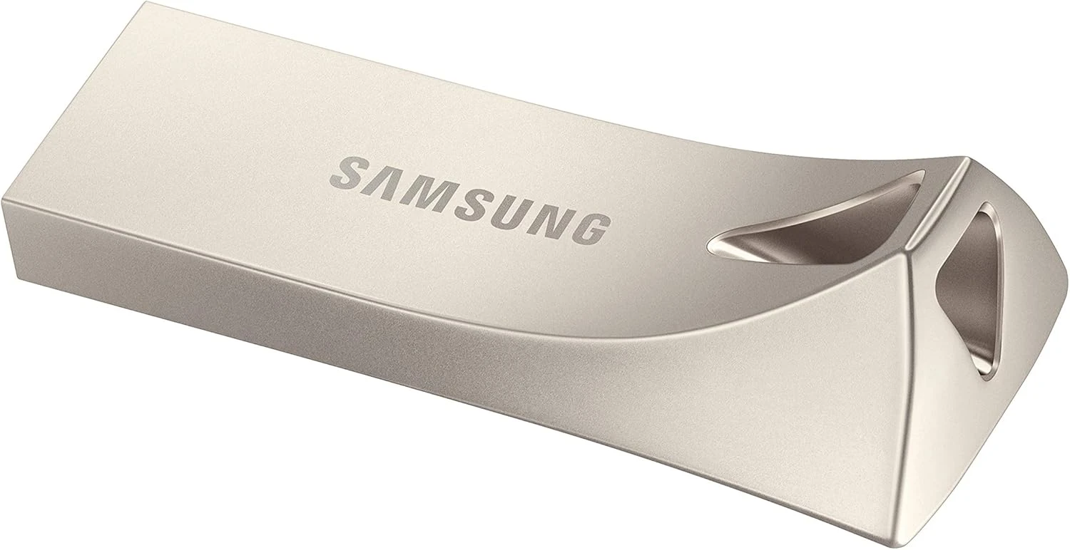 SAMSUNG BAR Plus 256GB - 400MB/s USB 3.1 Flash Drive Champagne Silver (MUF-256BE3/AM) 2 SAMSUNG BAR Plus 256GB - 400MB/s USB 3.1 Flash Drive Champagne Silver (MUF-256BE3/AM) - Image 2