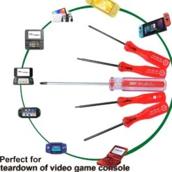SKZIRI 5in1 Triwing Screwdriver Set Y1.5 2.5 3.0 3 Point Screwdriver And Phillips PH00 PH000 Screwdriver Repair Tool Kit For Switch Lite Joycon Wii DS Lite DSi 3D S GBA SP NDS -Appliantrix Cheap Store 711WPqViyHL. AC SL1500