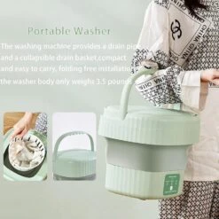 Portable Washing Machine, 6L Foldable Mini Washing Machine, Small Washer Machine For Baby Clothes,Underwear,Small Items,Travel,RV,Camping,Home Or Apartments Laundry Used 9 Portable Washing Machine, 6L Foldable Mini Washing Machine, Small Washer Machine For Baby Clothes,Underwear,Small Items,Travel,RV,Camping,Home Or Apartments Laundry Used -Appliantrix Cheap Store 711cemPPchL. AC SL1500
