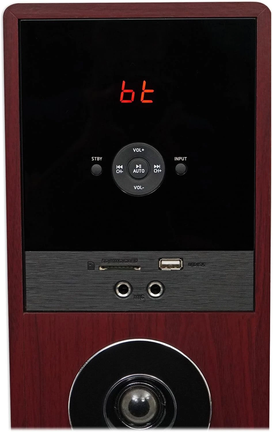 Rockville TM80C Cherry Powered Home Theater Tower Speakers 8" Sub/Bluetooth/USB 5 Rockville TM80C Cherry Powered Home Theater Tower Speakers 8" Sub/Bluetooth/USB - Image 5
